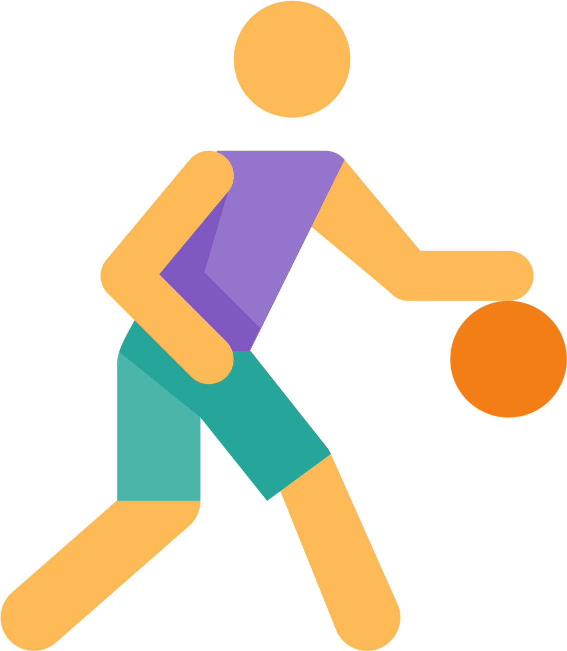 Basketball Player Icon - Sports Color Icon Png Transparent PNG - 1600x1600 - Free Download on - Basketball Transparent PNG Free Download