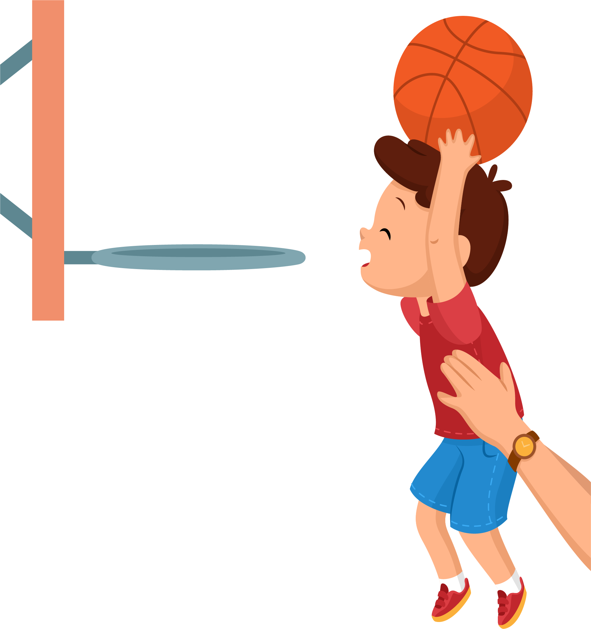 Basketball Backboard Clip Art - Basketball Kids Png Clipart Transparent PNG - 1935x2062 - Free Download on - Basketball Transparent PNG Free Download