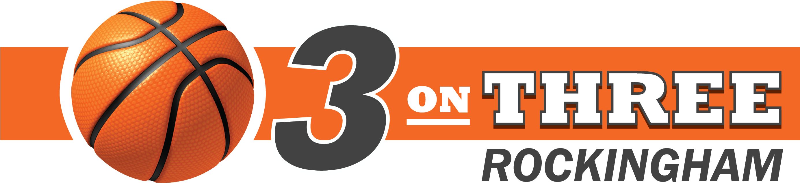 Rockingham 3on3 Basketball Logo 20171129 - 100 Buttons Personalized Basketball Team School Support Transparent PNG - 2768x843 - Free Download on - Basketball Transparent PNG Free Download