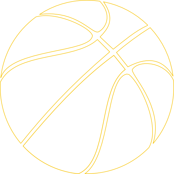 Gold Outline Basketball Clip Art At Clipart Library - Basketball Outline Clipart Gif - Free Transparent PNG Clipart Images Download. - Basketball Transparent PNG Free Download