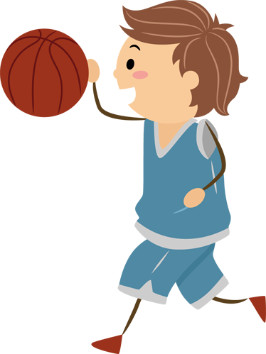 Young Basketball Player Kids Decal - Niño Basketball Png - Free Transparent PNG Clipart Images Download. - Basketball Transparent PNG Free Download