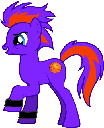 Slam Dunk Oc Pony With Basketball Cutie Mark By Lunafan88 - Monsters Vs Aliens Mlp - Free Transparent PNG Clipart Images Download. - Basketball Transparent PNG Free Download