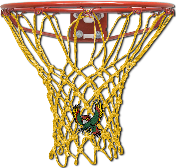 Freestate High School Gold Basketball Net - Krazy Netz Numberz Basketball Net - Free Transparent PNG Clipart Images Download. - Basketball Transparent PNG Free Download