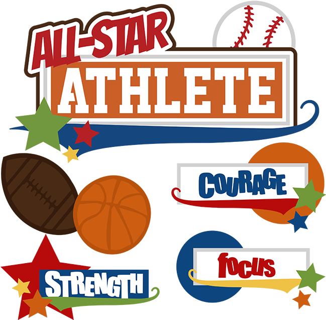 All-star Athlete Svg Cut Files For Scrapbooking Baseball - All-star Athlete Svg Cut Files For Scrapbooking Baseball - Free Transparent PNG Clipart Images Download. - Basketball Transparent PNG Free Download