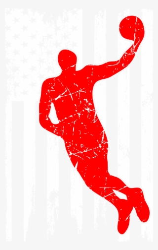 Basketball Player Sports Usa Flag Pride Tshirt - Illustration Transparent PNG - 2537x3999 - Free Download on - Basketball Transparent PNG Free Download