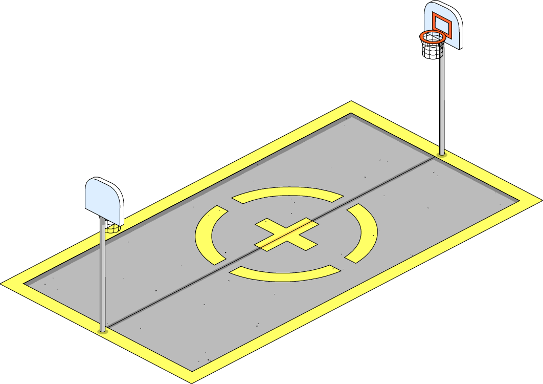 Basketball Court Original Menu - Simpsons Basketball Court Transparent PNG - 1062x750 - Free Download on - Basketball Transparent PNG Free Download