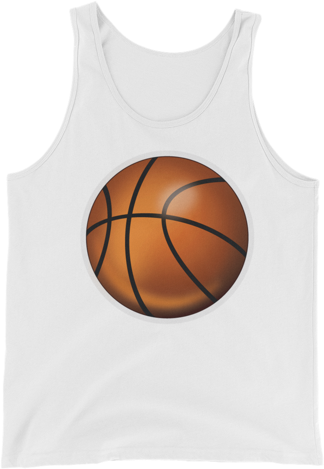 Men's Emoji Tank Top - Emoji Balon De Basket Transparent PNG - 1000x1000 - Free Download on - Basketball Transparent PNG Free Download