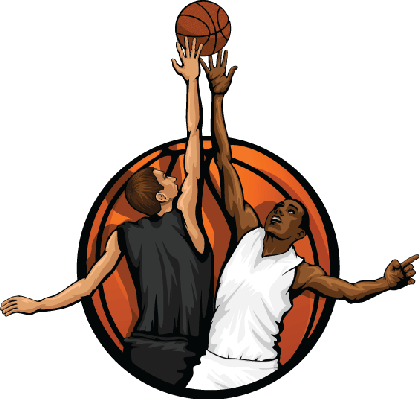 Cartoon Basketball Clipart Clipart Library Source - Basketball Jump Ball Transparent PNG - 419x399 - Free Download on - Basketball Transparent PNG Free Download