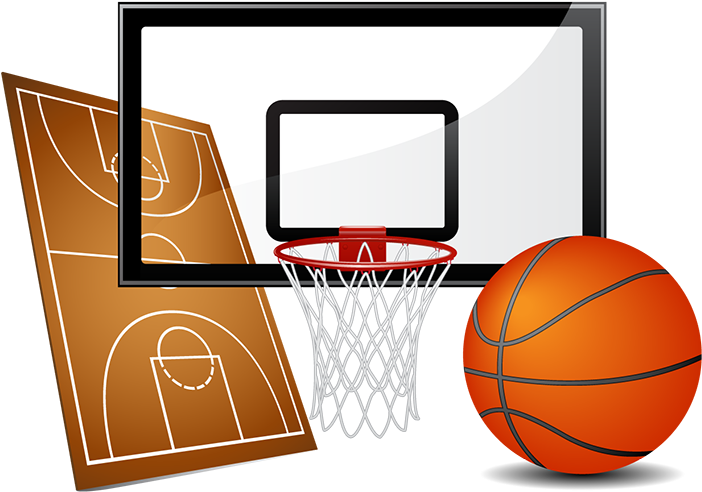 Cartoon Basketball Court - Equipments Used In Basketball Transparent PNG - 800x618 - Free Download on - Basketball Transparent PNG Free Download