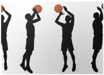 Basketball Players Silhouette Collection In Shoot Position - Basketball Transparent PNG - 400x400 - Free Download on - Basketball Transparent PNG Free Download