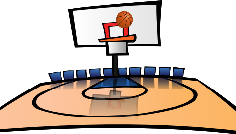 New Sports Fan - Basketball Court Clip Art - Free Transparent PNG Clipart Images Download. - Basketball Transparent PNG Free Download