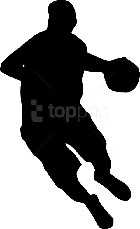 Free Png Basketball Player Silhouette Png Images Transparent - Portable Network Graphics Transparent PNG - 480x784 - Free Download on - Basketball Transparent PNG Free Download