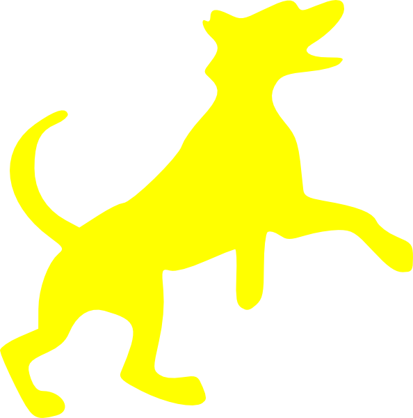 Yellow Dog Clip Art - Flyball Dog On Board Leaping Dog Paw Print Car Magnet - Free Transparent PNG Clipart Images Download. - Car Transparent PNG Free Download