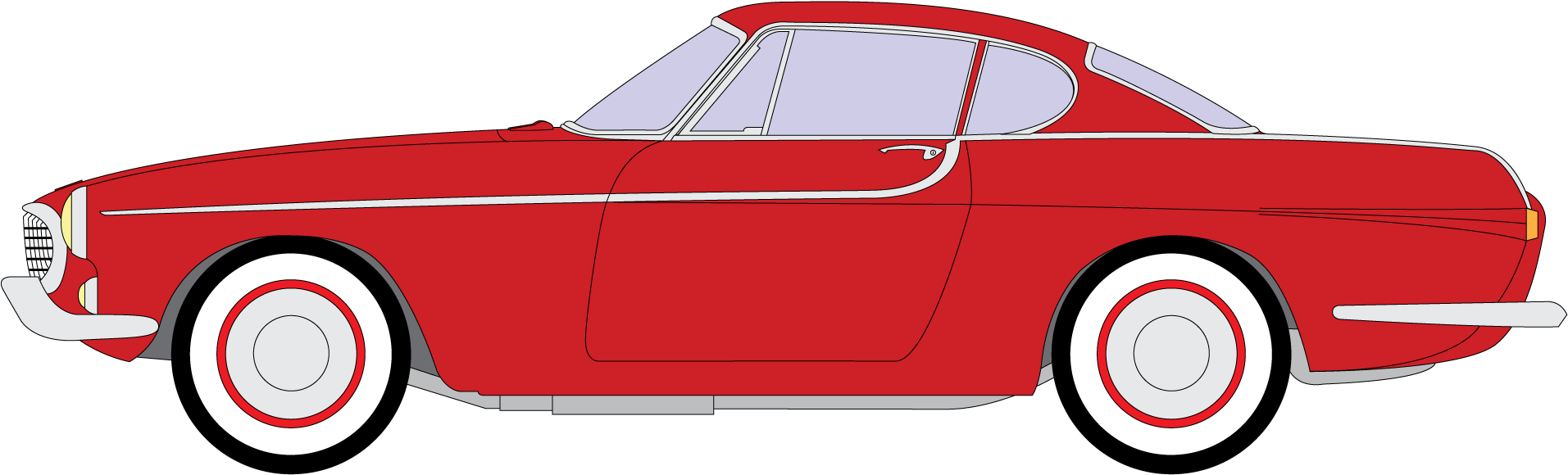 Volvo P1800 Png Clipart - Classic Car - Free Transparent PNG Clipart Images Download. - Car Transparent PNG Free Download
