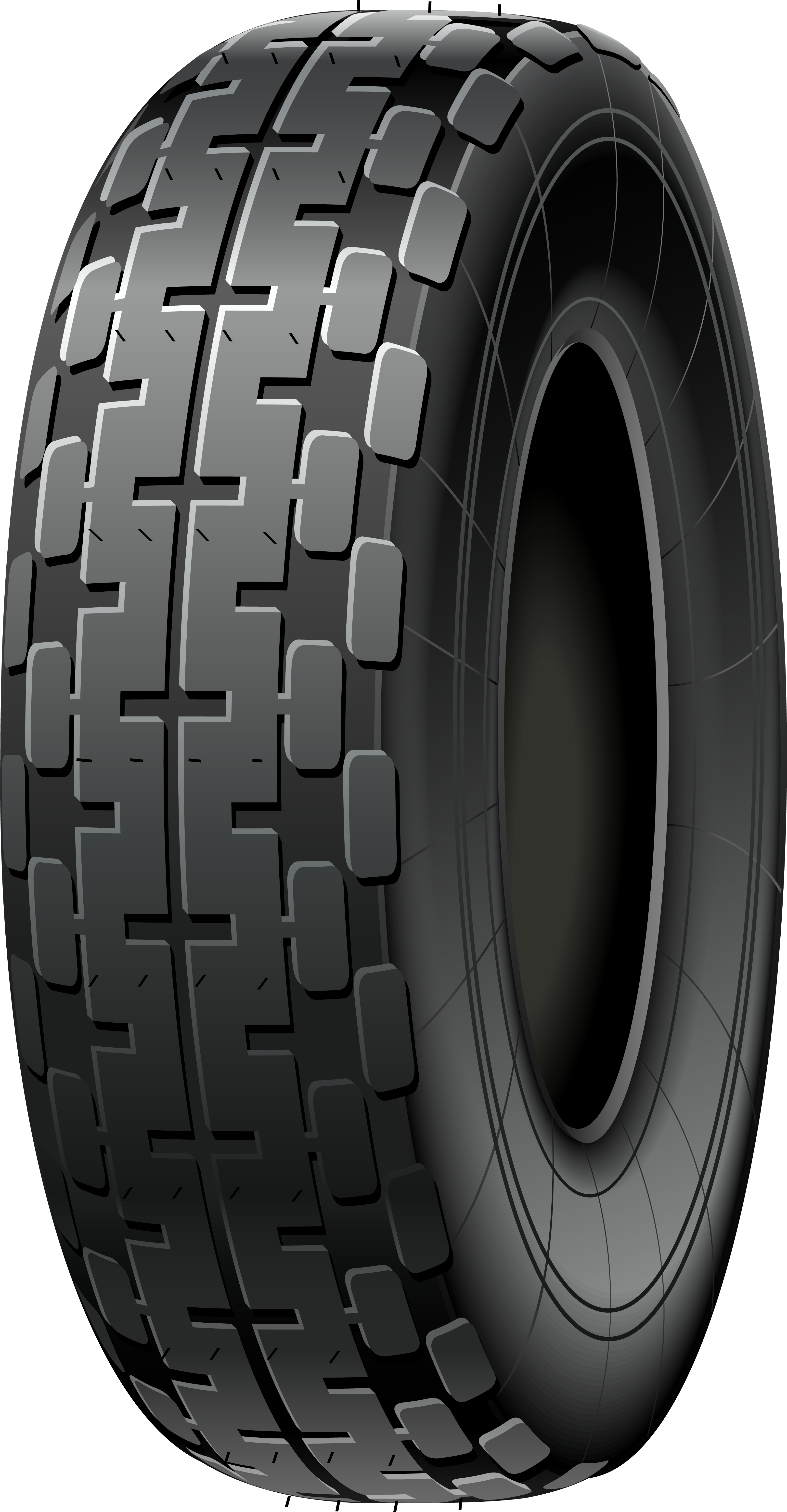 Clipart Of Car Tire Black Png Clip Art Best Web - Tyre Clip Art Black And White Transparent PNG - 3398x6361 - Free Download on - Car Transparent PNG Free Download