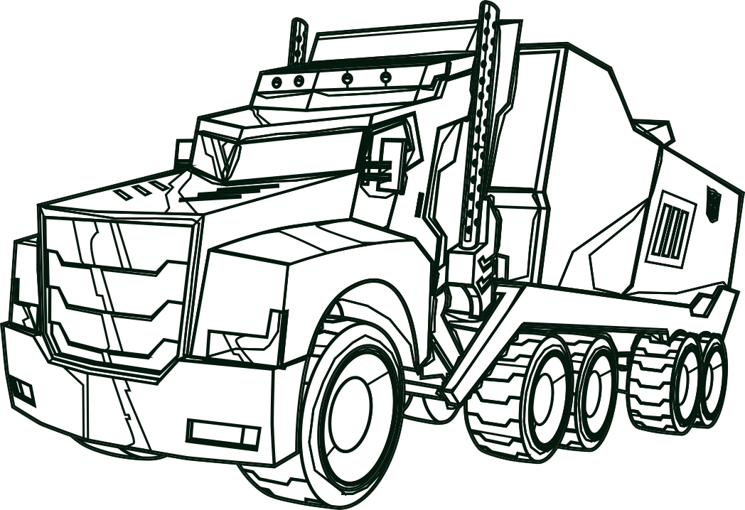 Jpg Black And White Library Collection Of Truck High - Optimus Prime Car Color Transparent PNG - 1048x718 - Free Download on - Car Transparent PNG Free Download