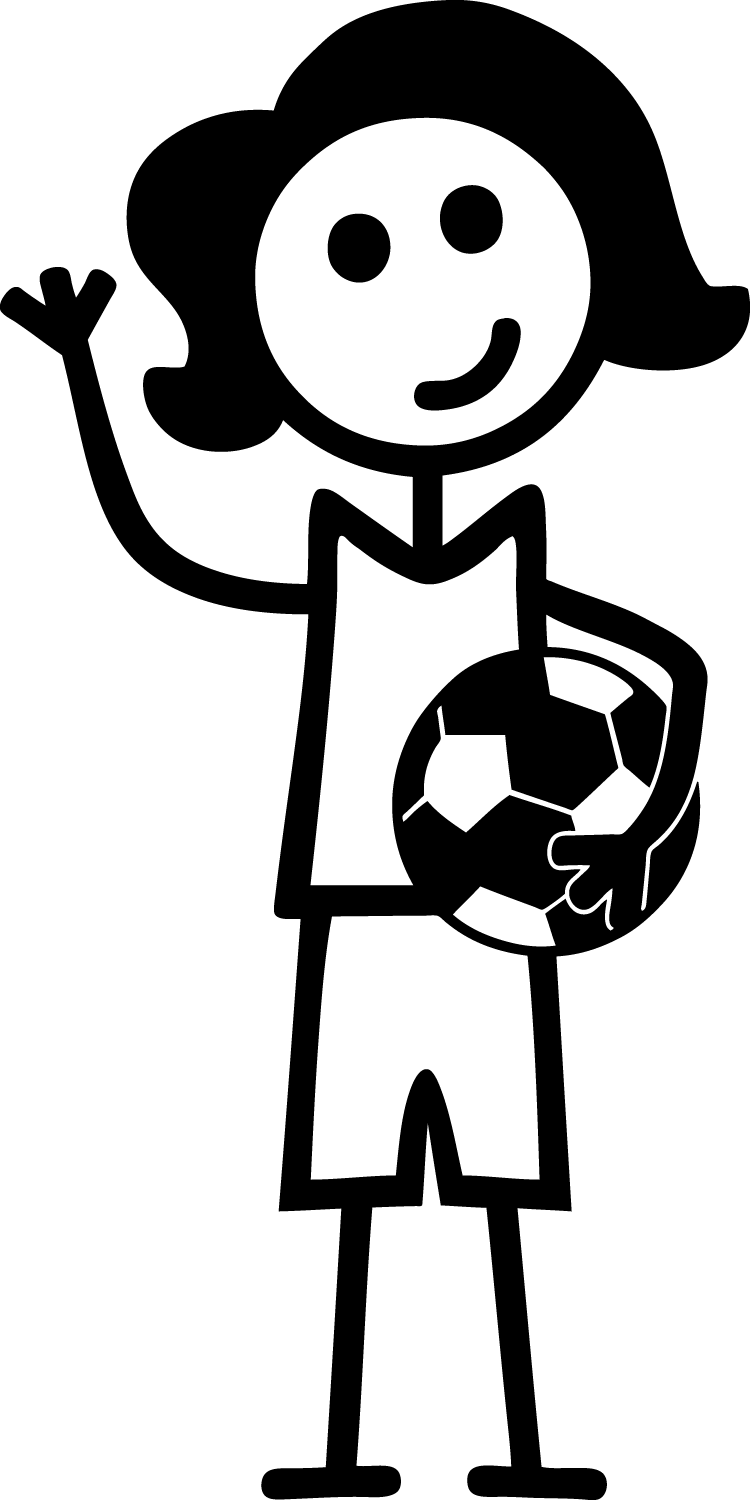 Mom Mother Women Mommy Adult Sticker Decal Car Window - Female Stick Figure Png Transparent PNG - 750x1500 - Free Download on - Car Transparent PNG Free Download