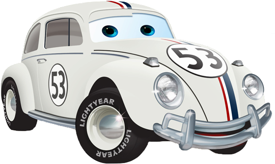 Car Clipart Love Bug - Disney Pixar Cars Volkswagen Transparent PNG - 548x341 - Free Download on - Car Transparent PNG Free Download