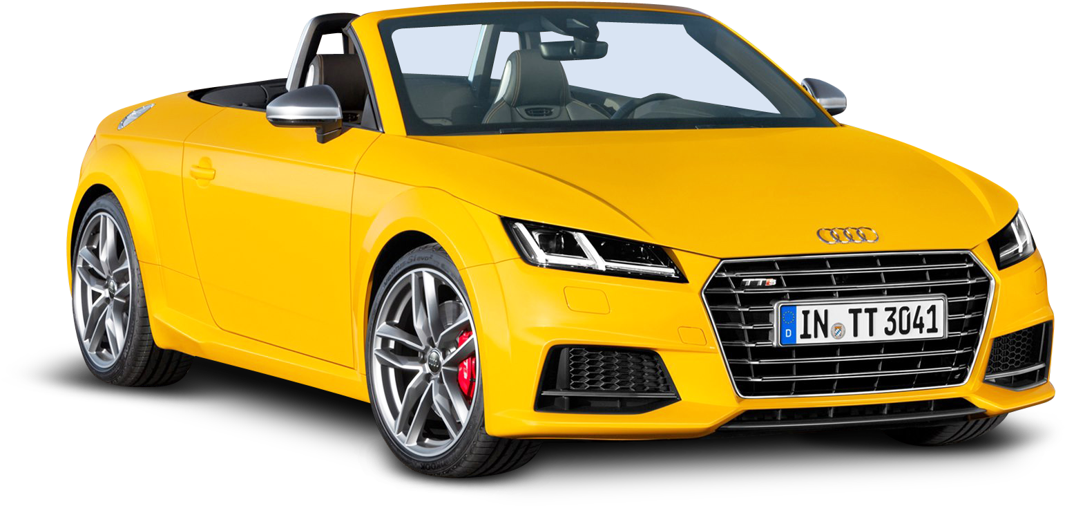 Yellow Audi Tts Roadster Car Png Image Pngpix Ffcc00 - Auto Decapotable A Vendre Transparent PNG - 1616x834 - Free Download on - Car Transparent PNG Free Download