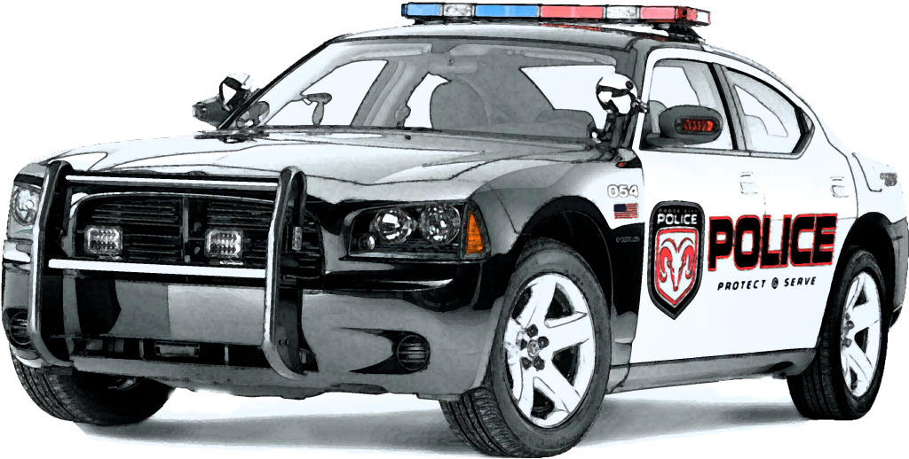 Dodge Charger Police Car - Cop Car Transparent Background - Free Transparent PNG Clipart Images Download. - Car Transparent PNG Free Download