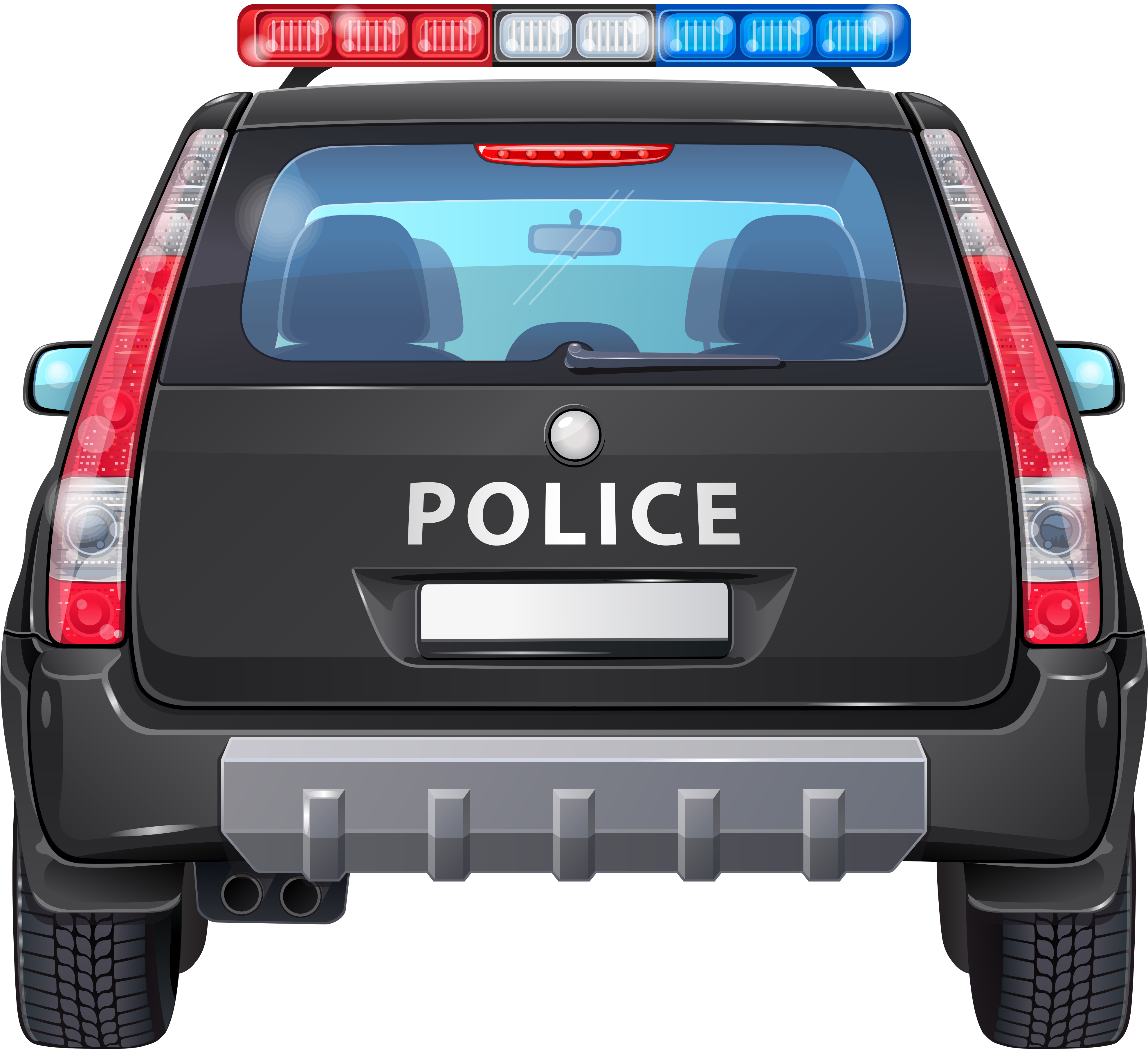 Police Car Back Png Clip - Back Of Police Car Clipart - Free Transparent PNG Clipart Images Download. - Car Transparent PNG Free Download