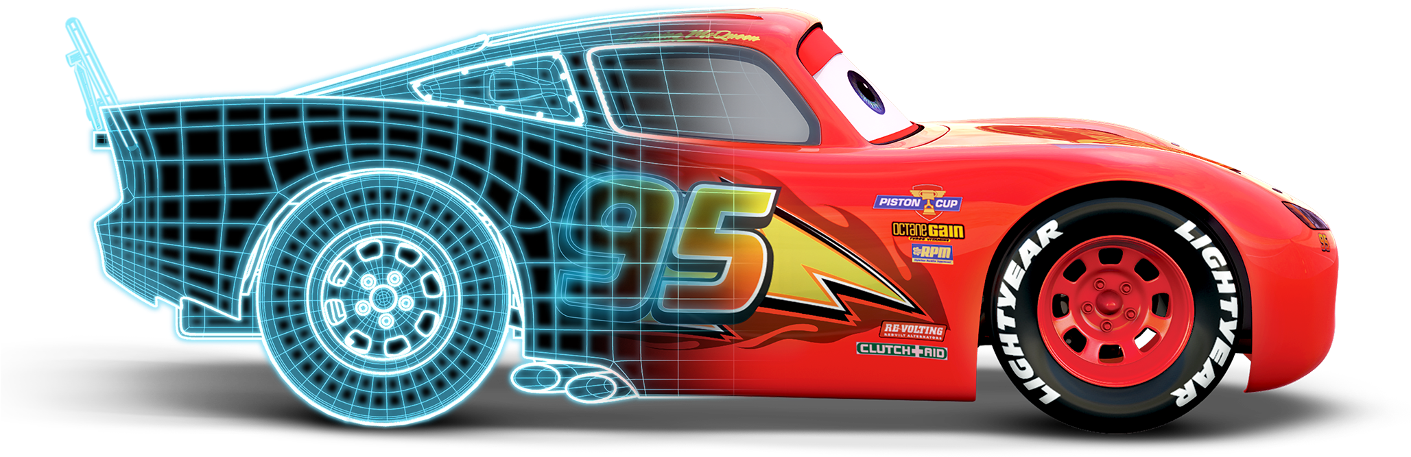 Mcqueen Pictures Copy Tech Touch Lightning Mcqueen - Cars Template Birthday Invitation - Free Transparent PNG Clipart Images Download. - Car Transparent PNG Free Download