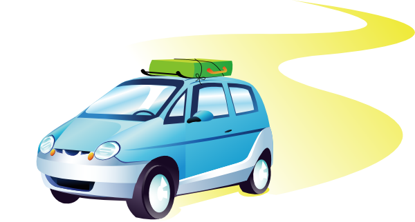 Free Car Travel Clipart Image 12243 Clip Art Traveling - Travelling By Car Clipart - Free Transparent PNG Clipart Images Download. - Car Transparent PNG Free Download