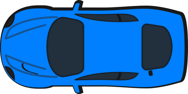 180 Svg Clip Arts 600 X 300 Px - Blue Car Top View Png - Free Transparent PNG Clipart Images Download. - Car Transparent PNG Free Download