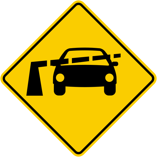 Cattle Traffic Sign Road Warning Sign - Road Sign With Car - Free Transparent PNG Clipart Images Download. - Car Transparent PNG Free Download