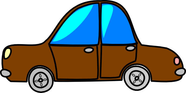 Car Brown Cartoon Transport Clip Art - Brown Car Cartoon - Free Transparent PNG Clipart Images Download. - Car Transparent PNG Free Download