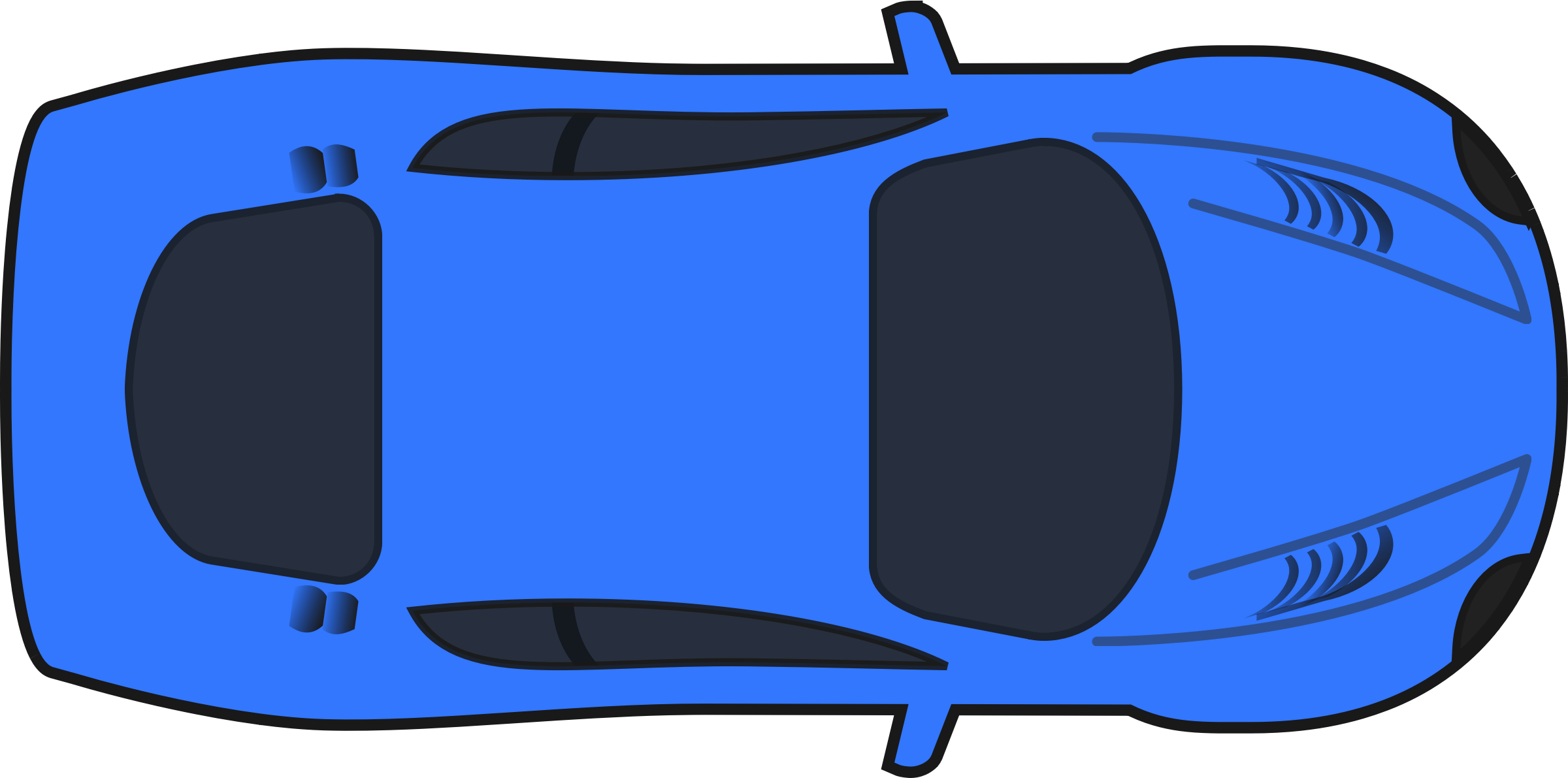 Race Car Clip Art - Car Clipart Top View Png - Free Transparent PNG Clipart Images Download. - Car Transparent PNG Free Download
