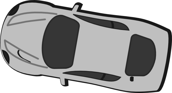 This Free Clip Arts Design Of Gray Car - Car Top View - Free Transparent PNG Clipart Images Download. - Car Transparent PNG Free Download