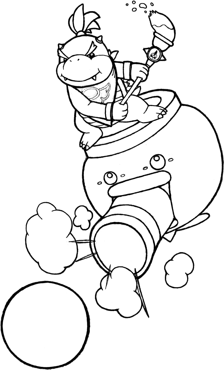 Clown In The Bowser Jr Coloring Pages - Coloring Pages Bowser Jr With His Clown Car - Free Transparent PNG Clipart Images Download. - Car Transparent PNG Free Download