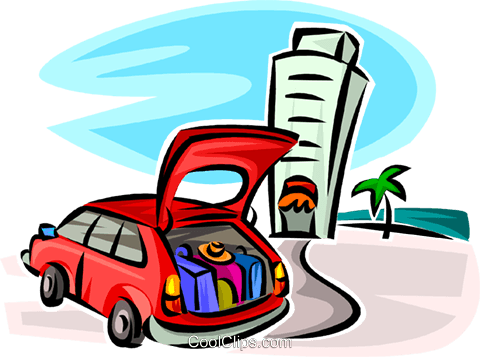 Car Full Of Luggage - Hotel And Car Clipart - Free Transparent PNG Clipart Images Download. - Car Transparent PNG Free Download