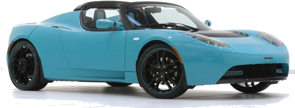 Tesla Roadster Battery Electric Vehicle Sport Car - Tesla Sports Car Blue Transparent PNG - 600x233 - Free Download on - Car Transparent PNG Free Download