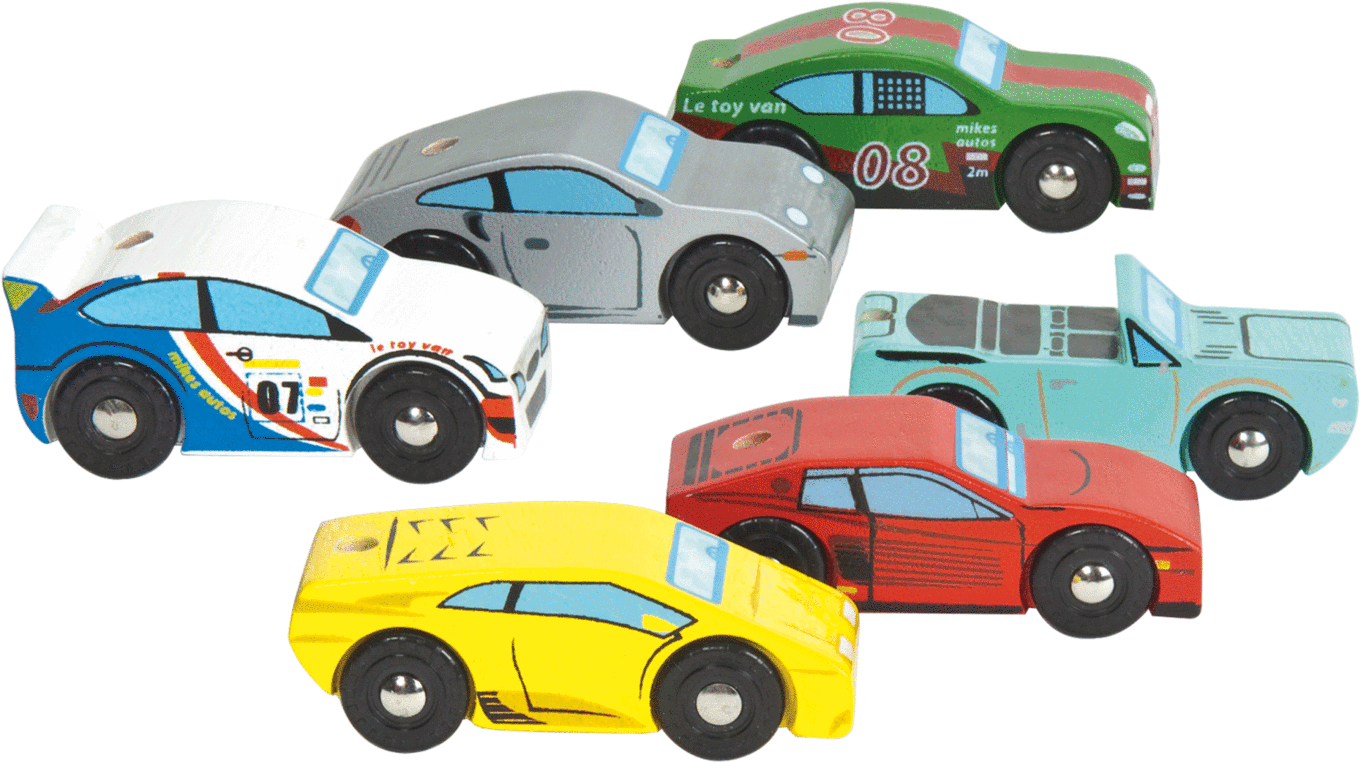 Monte Carlo Wooden Cars - Le Toy Van - Monte Carlo Car Set - Free Transparent PNG Clipart Images Download. - Car Transparent PNG Free Download