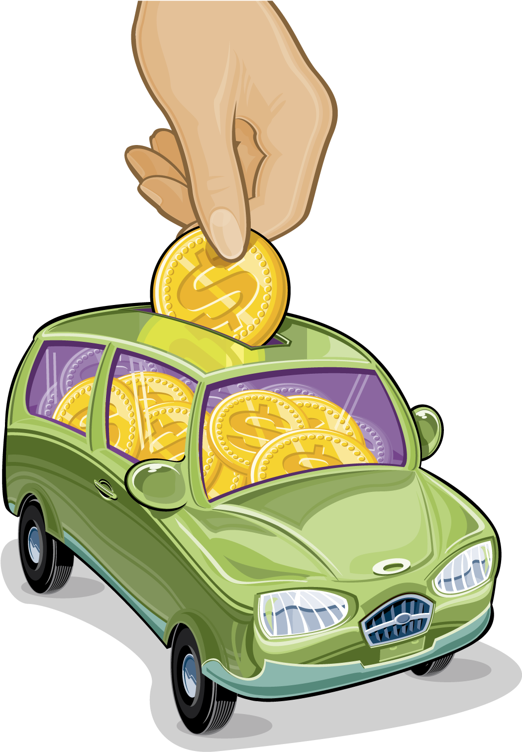How Much Money Do I Put Towards My Car - Money In Car Png - Free Transparent PNG Clipart Images Download. - Car Transparent PNG Free Download