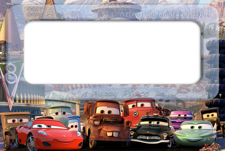 Montagem Para Fotos - Custom - Birthday Party Invitations - Cars Themed Transparent PNG - 898x602 - Free Download on - Car Transparent PNG Free Download