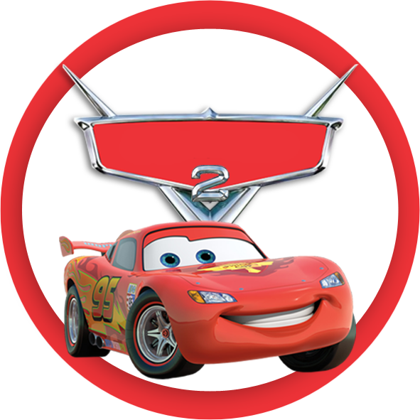 Adesivo Redondo 591×591 Pixels - Cars 2 Lightning Mcqueen - Free Transparent PNG Clipart Images Download. - Car Transparent PNG Free Download