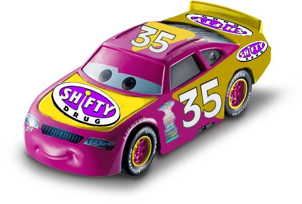 Shifty Drug Racer 2010 Kevin Racingtire - Cars 3 Cal Weathers Transparent PNG - 880x460 - Free Download on - Car Transparent PNG Free Download