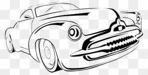 Line Art - Car Line Art Png - Free Transparent PNG Clipart Images Download. - Car Transparent PNG Free Download