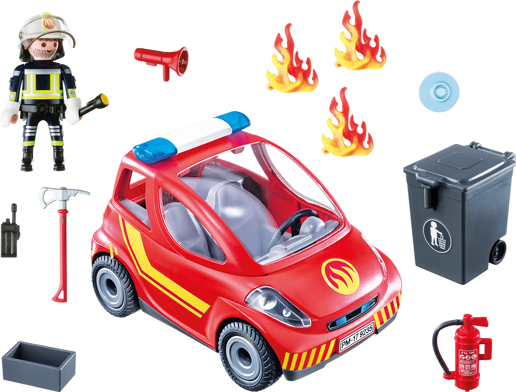 Http - //media - Playmobil - Com/i/playmobil/9235 Product - Playmobil 9235 Firefighter With Car - Free Transparent PNG Clipart Images Download. - Car Transparent PNG Free Download