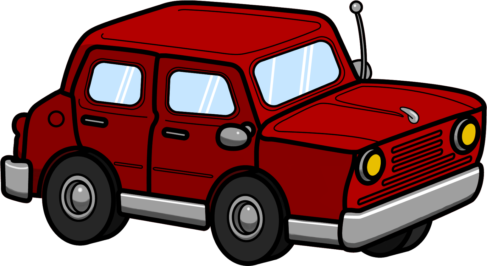 Nice Red Car Png Clipart - Car Cartoon Png - Free Transparent PNG Clipart Images Download. - Car Transparent PNG Free Download