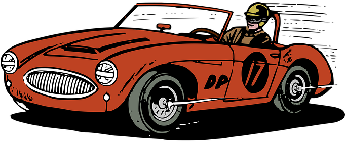 Automobile Car Race Racing Retro Speed Car - Clip Art Race Car - Free Transparent PNG Clipart Images Download. - Car Transparent PNG Free Download