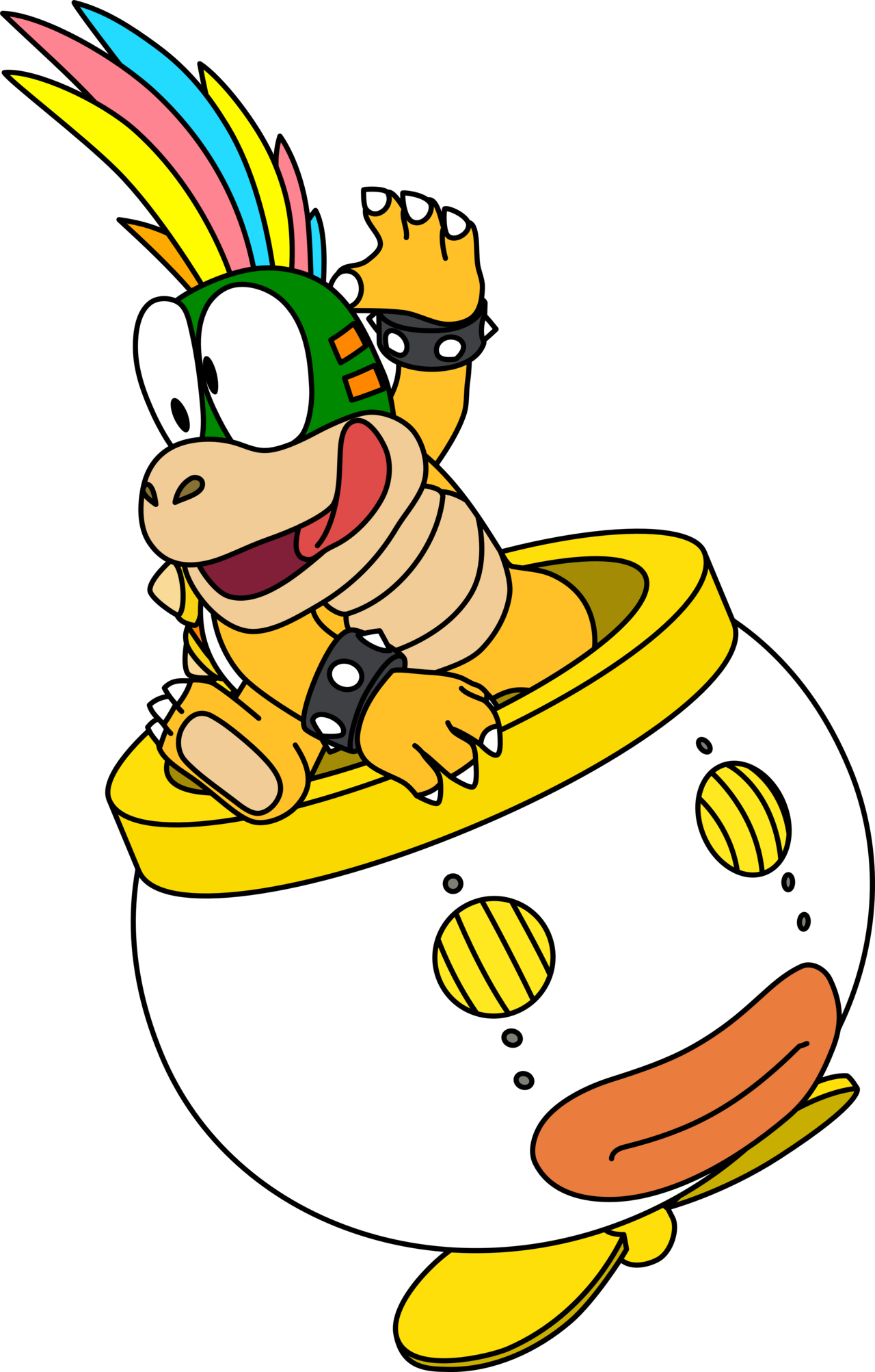 Lemmy Koopa In His Clown Car By Raykoopa - Lemmy Koopa Clown Car - Free Transparent PNG Clipart Images Download. - Car Transparent PNG Free Download