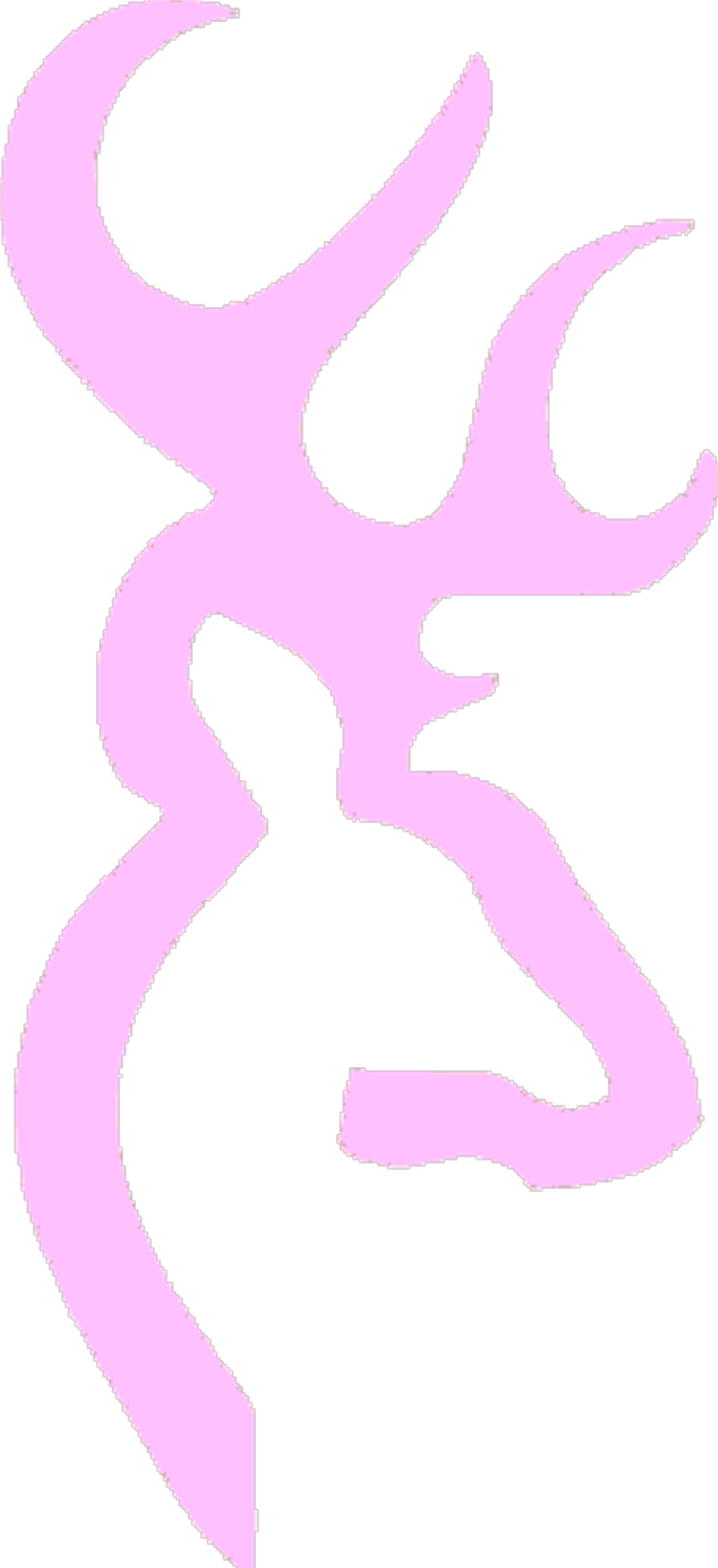 Pink Deer Image - Deer Family Stickers For Car - Free Transparent PNG Clipart Images Download. - Car Transparent PNG Free Download