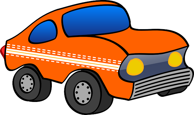 Racing Car Car, Funny, Orange, Vehicle, Automobile, - Car Cartoon Clipart - Free Transparent PNG Clipart Images Download. - Car Transparent PNG Free Download