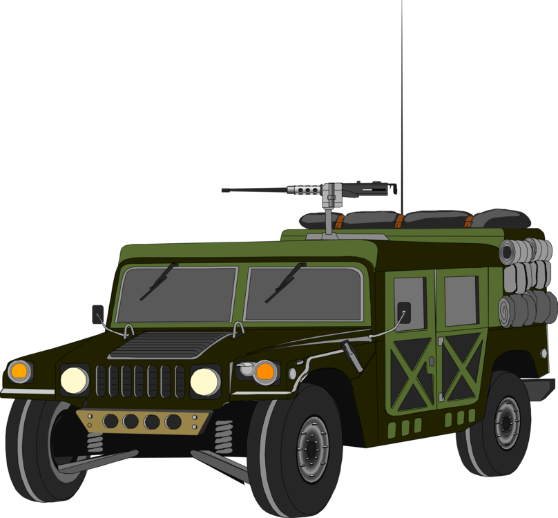 Humvee Hummer H1 Hummer H2 Sut Car - Car With Machine Gun Png Transparent PNG - 808x750 - Free Download on - Car Transparent PNG Free Download