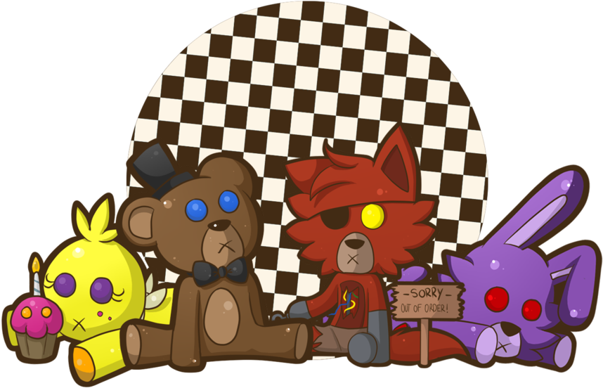 Five Nights At Build A Bears By Issavdead - Cars Theme Cupcake Toppers - Free Transparent PNG Clipart Images Download. - Car Transparent PNG Free Download