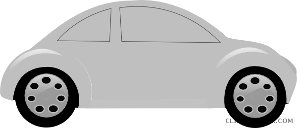 Silver Car Transportation Free Black White Clipart - Car Baby Clip Art - Free Transparent PNG Clipart Images Download. - Car Transparent PNG Free Download